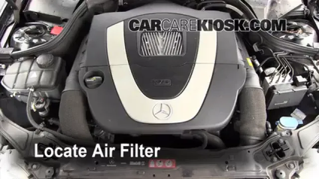 2007 Mercedes-Benz C230 Sport 2.5L V6 FlexFuel Air Filter (Engine) Replace